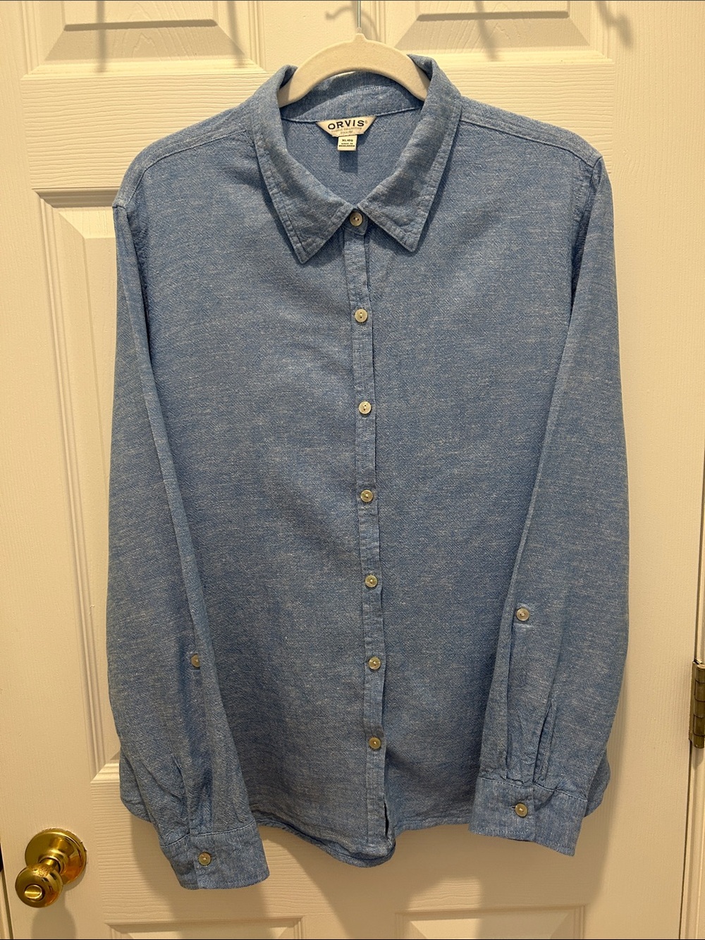 Orvis Light Blue Women's Button-Down Shirt
